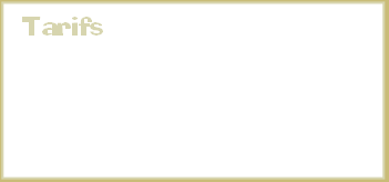 Tarifs